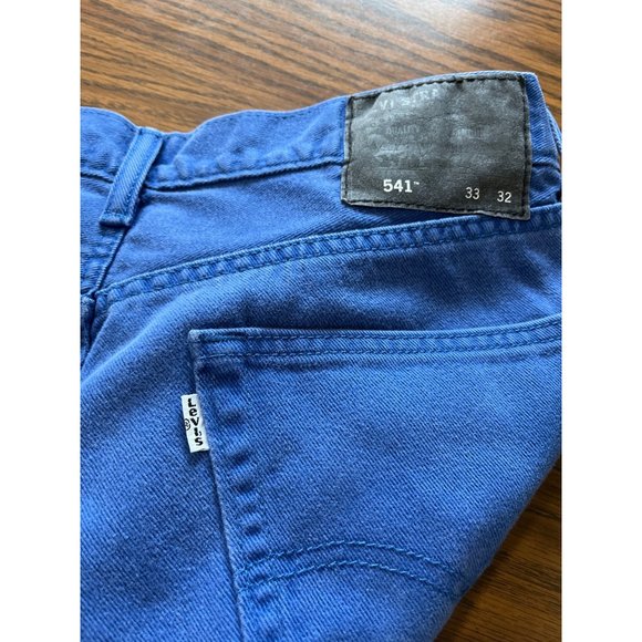 Levi’s 541 black label men’s straight leg cornflower blue jeans size 33/32 - Picture 11 of 11